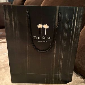 The Setai hotel shopping bag - perfect condition - Miami Beach